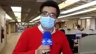 سوتی وحشتناک خبرنگار صداوسیما در حین تحویل سال جدید+ویدئو
