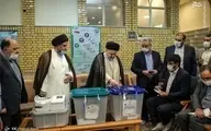 حضور نماینده آیت الله سیستانی در ایران پای صندوق رای