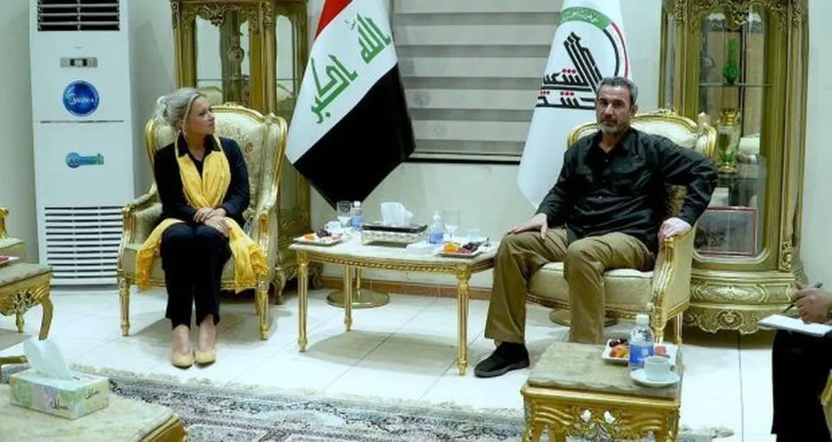  الحشد الشعبی  |  تاکیدعبدالعزیز المحمداوی بر حمایت کامل از دولت عراق