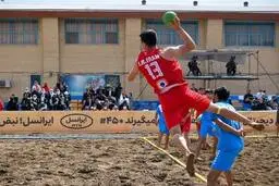 نوجوانان هندبال ساحلی ایران قهرمان آسیا شدند | هت‌تریک طلا در ایران!