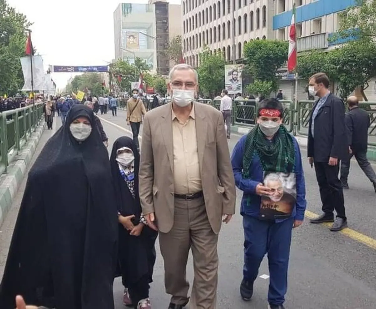 وزیر بهداشت: مردم بسیار پرشور تر از قبل در این راهپیمایی حاضر شدند