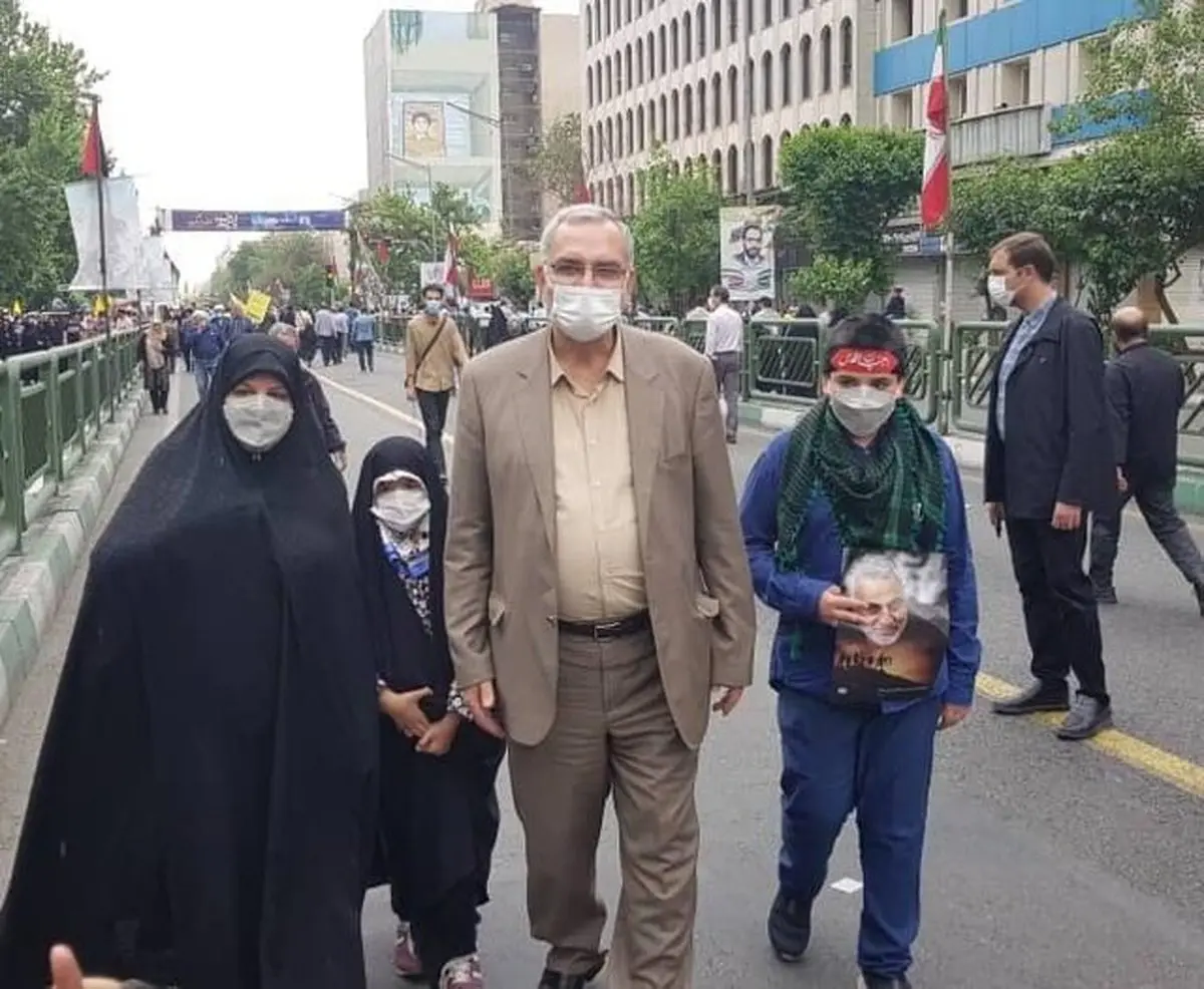وزیر بهداشت: مردم بسیار پرشور تر از قبل در این راهپیمایی حاضر شدند