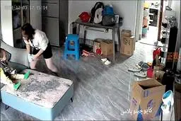 گریه نوزاد جان مادرش را نجات داد+ویدئو