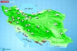 رگبار و رعد و برق در بیشتر استان‌های کشور