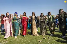 جشن و شادی زنان کُرد سوری 