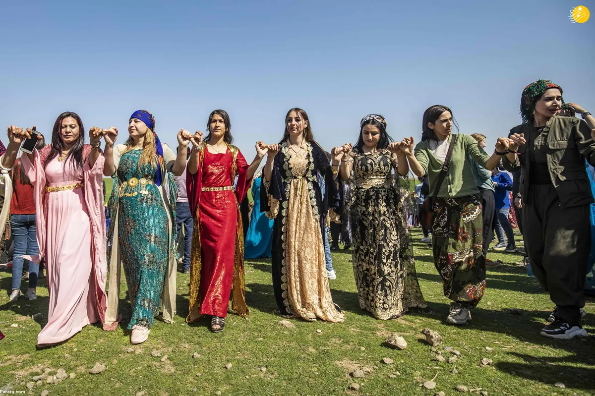 جشن و شادی زنان کُرد سوری 