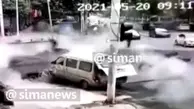لحظه انفجار وحشتناک چاه فاضلاب در چین! + ویدئو