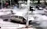 لحظه انفجار وحشتناک چاه فاضلاب در چین! + ویدئو