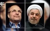  رقابت های انتخاباتی |  چهره پشت پرده شایعه بگومگو بین قالیباف و روحانی 