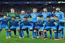 لحظه مصدوم شدن بازیکن بارسلونا | ضربه مغزی شدن رونالد آرائوخو  + ویدئو