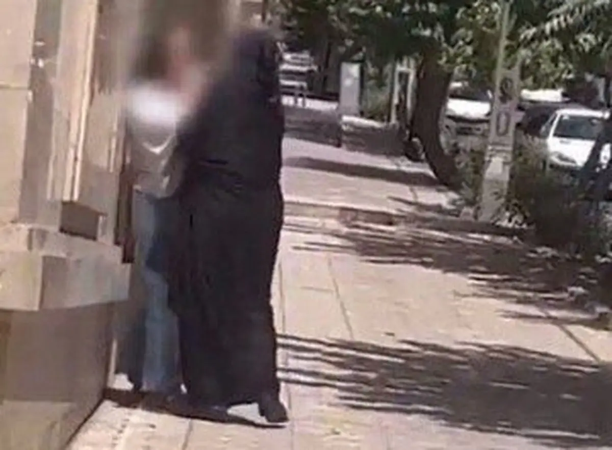 فیلم خشونت زن چادری برای دستگیری زن بی حجاب جعلی است
