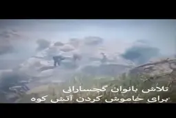 بانوان گچسارانی به کوه و آتش زدند!+فیلم
