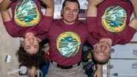تصویری جدید از فضانوردان باقی‌مانده در فضا