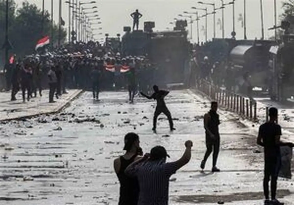 فرمانده عملیات بغداد: ۹ روز است که استفاده از گاز اشک‌آور متوقف شده است