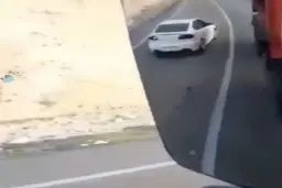 جریمه ۸ میلیونی ریالی برای خودرویی که جاده را دنده عقب می‌رفت + ویدئو