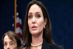 بغض آنجلینا جولی هنگام سخنرانی در کنگره آمریکا! 