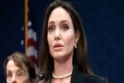 بغض آنجلینا جولی هنگام سخنرانی در کنگره آمریکا! 