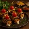 لقمه مرغ و بادمجان | به عنوان فینگرفود سروش کن! +ویدئو