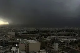 علت تاریک شدن هوای تهران چیست؟