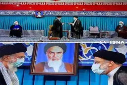 رهبر انقلاب حکم ریاست جمهوری رئیسی را تنفیذ کردند + فیلم 
