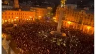 اعتراضات گسترده در کشور گرجستان شهر تفلیس | درگیری معترضان با پلیس و بازداشت ۵ نفر +ویدئو