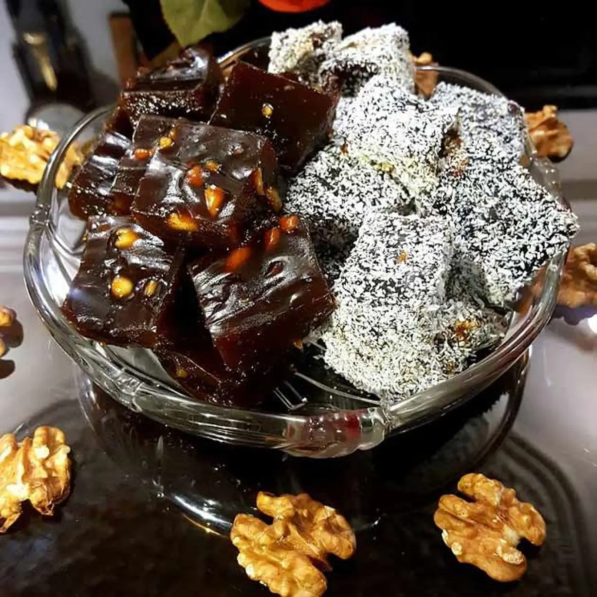 این مسقطی رو بدون شکر درست کن که سالم تره | طرز تهیه مسقطی شیره انگور بدون شکر +ویدئو