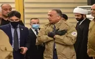 یونیفرم حشد شعبی بر تن نخست وزیر عراق 