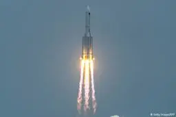 محل فرود بقایای موشک چینی در ترکمنستان دریا نخواهد بود