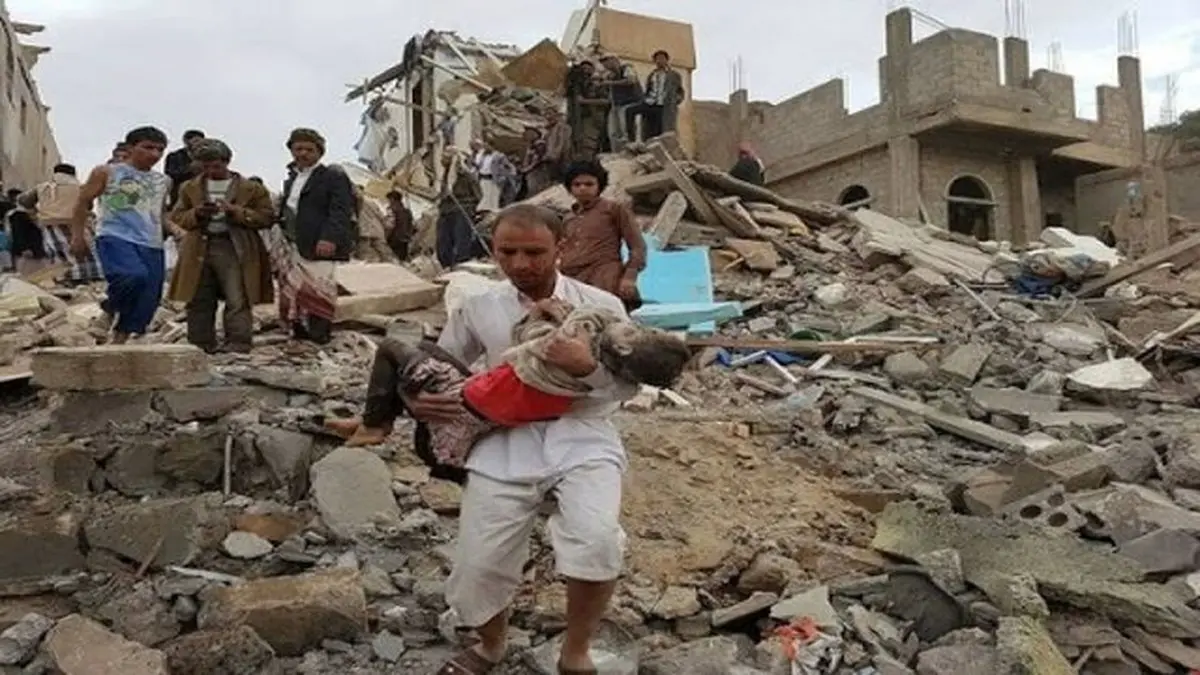 کشته شدن غیرنظامیان در حملات هوایی ائتلاف سعودی در مأرب