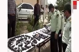 انهدام 5 باند قاچاق اسلحه و مهمات جنگی در ایلام | مهمات و انواع سلاح کشف شده+ ویدئو