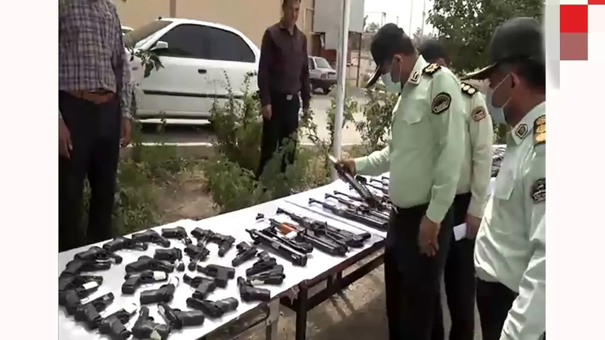 انهدام 5 باند قاچاق اسلحه و مهمات جنگی در ایلام | مهمات و انواع سلاح کشف شده+ ویدئو