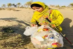 دختر نابینایی که چشم و چراغ چابهار است