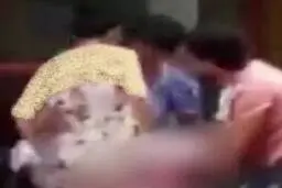 زایمان ناگهانی و عجیب زن باردار وسط خیابان! +تصاویر
