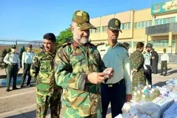 کشف 1400 کیلو مواد مخدر در عملیات مشترک پلیس +تصویر