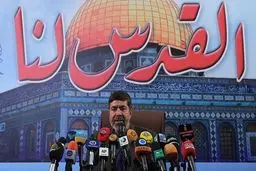 سردار شریف: رهبر انقلاب امسال درباره قدس سخنرانی خواهند کرد