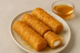 طرز تهیه رول شهریه | عین باقلوا کنار چای عالی می‌شه! +ویدئو