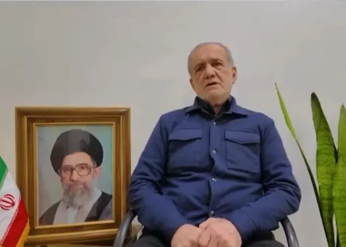 پزشکیان: دست مردم، مسئولان و رزمندگان عراق را می‌فشارم
