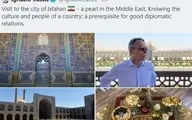 توئیت وزیر خارجه سوئیس از اصفهان  |   از مروارید خاورمیانه بازدید کردم