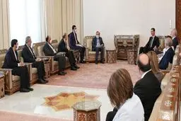 دیدار دستیار ارشد ظریف با بشار اسد 