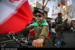 راهپیمایی موتوری به مناسبت ۲۲ بهمن+ویدئو