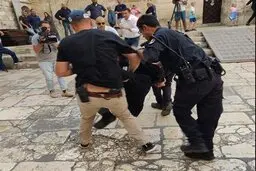 اشغالگران به صدها فلسطینی مسیحی حمله کردند