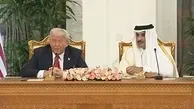  نحوه ورود عجیب ترامپ به قطر | اسکورت هوایی ویژه، استقبال رسمی +ویدئو