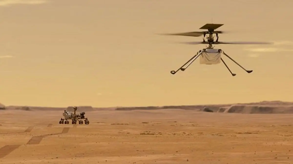 هلی‌کوپتر ناسا روی سطح مریخ به پرواز درمی‌آید