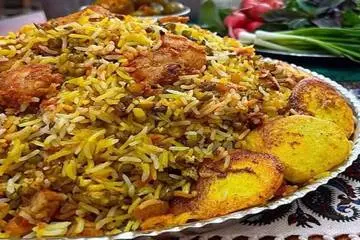 ناهار ماش پلو با ته‌دیگ پیاز درست کن؛ محشر میشه | طرز تهیه  ماش پلو با ته‌دیگ پیاز | خوشمزه‌ترین دستور پخت ماش پلو
