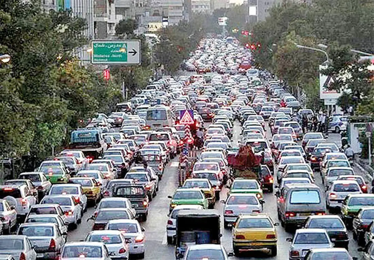 ترافیک فوق سنگین در جاده فیروزکوه 