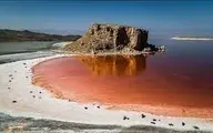 تصویری دلخراش از دریاچه ارومیه 