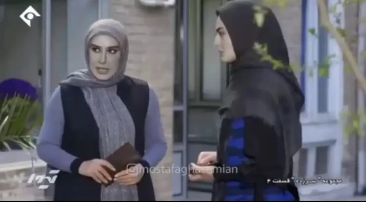 تکنیک جدید صدا و سیما : سیاه و سفید کردن چهره هنرپیشه های زن + ویدئو