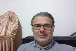 کاریکاتور ناصر غلامی هوجقان خبرنگار تبریزی در تولد ۴۷ سالگی‌اش