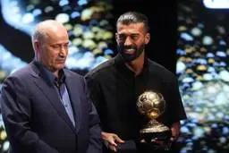 رامین رضاییان برنده توپ طلا شد | اسامی برترین‌های فوتبال ایران +لیست اسامی