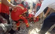 انفجار گاز در بازارچه عامری اهواز | هر ۲ طبقه خانه تخریب شد | ۲ کشته و ۶ مصدوم | احتمال گرفتار شدن افراد زیر آوار